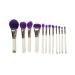 Makeup Brush Set Makeup Brush Set Purple Non-irritating Synthetic Fiber Bristles Foundation Brush