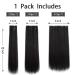 Clip in Hair Extensions Straight Black 22 Synthetic Thick Blonde Curly Wavy 5PCS - Buy Online on GoSupps.com