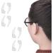 Comunj 20 Soft Silicone Anti-Slip Ear Pads for Glasses & Sunglasses - Transparent Holder for Ultimate Comfort - Buy Online on GoSupps.com
