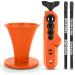 KastKing KutR Fishing Line Spooler & Line Gobbler - Patented Accessories with Built-in Cutter for Quick Line Removal - Ideal for Spinning and Casting Reels, No Line Twist - Black/Orange - Buy Online on GoSupps.com