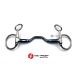 OTTE Baucher Hanging Cheek Blue Sweet Iron Ported Horse Bit Snaffle (6.25") - Buy Online on GoSupps.com