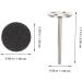 Healeved 2 Sets Nail Polishing Sheets Sandpaper Discs Nails Sandpaper Metal Shaft Nail Drill Bit Electric Grinding Accessories Electric Tool Foot Stainless Steel Nail File Grinding Feet - Buy Online on GoSupps.com