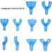 10x Disposable Impression Spoon Set for Dentists | Autoclave Perforated ABS Tablets - 10 Pieces - Buy Online on GoSupps.com