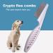2 Pcs Flea Comb for Dogs Flea Comb for Cats Dog Flea Comb for Long and Short-haired Pets Flea Comb for Removing Tear Stains Fleas Dandruff Lice Tangled Hair Scabs and Mucus - Buy Online on GoSupps.com