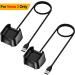 QIBOX Charger Compatible with Fitbit Versa 2 (Not for Versa/Versa Lite) 2-Pack Replacement USB Charging Cable Dock Stand for Versa 2 Health & Fitness Smartwatch 3Ft Sturdy Power Cord - Buy Online on GoSupps.com