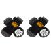 Dog Socks Indoor non-slip dog socks 2 Pairs Adjustable Dog Socks Dog Cat Paw Protector Fit Extra Small to Extra Large Dogs Cats (M Black) M Black