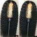 20-Inch Curly Lace Front Wig - Real Brazilian Hair 130% Density Perfect for Black Women - Buy Online on GoSupps.com