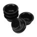 5 Pack Shaving Soap Dish - Portable & Durable Wet Shaving Solution | Glossy Surface & Practical Design - Buy Online on GoSupps.com