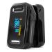 Blaux Finger Pulse Oximeter - Oxygen Monitor with Digital Display | Pulse Oximetry Monitoring Device | Battery-Powered Finger Oximeter | Blood Oxygen Saturation Monitor for Seniors with Led Display