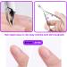 Professional 11Pcs Nail File and Buffer Set with Cuticle Nipper and Pusher - Manicure Tool Kit for Shiny Nails - Buy Online on GoSupps.com