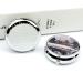 Round Pill Box - Winter Farmhouse Print | 3 Compartment Decorative Metal Pill Organizer | Portable Pocket Medicine Case - Style-27 - Buy Online on GoSupps.com