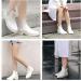 Babaka Women's Waterproof Ankle Rain Boots - Anti-Slip Chelsea Booties in White - Size 5.5 - Buy Online on GoSupps.com