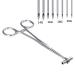 Septum Forceps Clamp Pliers with 6 Needles - 316L Surgical Stainless Steel Piercing Tools - Buy Online on GoSupps.com