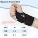 Nucamper Breathable Wristwear Band | Adjustable Wrist Support for Arthritis & Tendonitis | Metal-Shine Stabilizer | Unisex L/XL - Right Hand - Buy Online on GoSupps.com