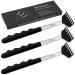 Yexixsr 3 Pack Extendable Back Scratcher Portable Telescopic Back Massager Back Scratchers for Men Women Kids Adults, Back Scratching Tool with Rubber Handles