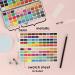 Grabie Watercolor Paint Set - 100 Colors with Water Brush Pens and Drawing Pencil - Ideal Starter Kit for Kids and Adults - Art Supplies for Watercolor Painting - Buy Online on GoSupps.com