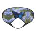 Blue Butterfly Print Ultra-Soft Light-Blocking Eye Mask for Optimal Comfort and Restful Sleep