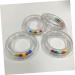 SAFIGLE 30 Pcs Transparent Circle Rattle Set for Infant Nursing Teether - Calming & Soothing Bed Molar Rattles - Portable Newborn Teething Toys - Buy Online on GoSupps.com