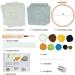 Mefatus Punch Needle Kit for Beginners - Embroidery Tool with Fabric, Hoop, Yarn, and Threader - 6 Pack for Rug Tufting, Coaster Art, and Crafts - Buy Online on GoSupps.com