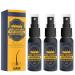 LPDM Castor Oil Spray for Hair Growth Regrowth Nourishing Ginger Spray Hair Growth Spray for Dry Damaged Hair Hair Thickness Maximizer Castor Oil for Eyelashs and Eyebrows 50ml (3 PCS)