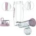 Willceal 945ml Water Bottle with Fruit Insert | BPA-Free Tritan Foldable Lid & Handle - Perfect for International Shipping - Buy Online on GoSupps.com
