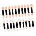 DRESSOOS 20pcs Eyeshadow Brush Kit Double Head Eyeshadow Brushes Professional Double- End Eyeshadow Brushes