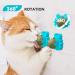 AUCENIX Cattion Mist Balls - Edible Dental Toys for Cats | Natural Rotating Cat Toys & Wall Rollers for Kittens (Blue) - Buy Online on GoSupps.com