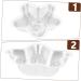 RORPOIR Food Mold Rolls Baking Tool Mold Mini Muffin Mini Baking Pans Cheesecake Pan Cake Mold 3D Bread Pan Celebrity 14X14X4CM Silver - Buy Online on GoSupps.com