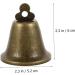 PopetPop 10-Pack Small Cow Bells - Anti-Theft Christmas Decorations for Pets Cattle & Sheep | Loud Iron Bell Accessories - Buy Online on GoSupps.com