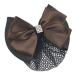 Bowknot Snood Net Net Hair Clip Net Hair Clip Barrette Hairnet Ladies Hair Pin Bowtie Barrette Hair Clip Snood Net Coffee