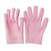 Pinkiou Moisturizing Hand Gloves Silicone Gel Inner for Hands Moisturising Softening Whitening (Pink) Gloves Pink
