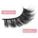 Arison 3D Mink Lashes - Fluffy Wispy Natural Look for Women Makeup - Handmade Reusable 1 Pair Pack (D28) - Buy Online on GoSupps.com