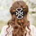 Kytpyi Hair Comb & Clips for Women - 2 Stylish Stretchy Accessories for Thick & Fine Hair - Durable Double Comb with Beads (Butterfly) - Perfect for DIY Hairstyles - Buy Online on GoSupps.com