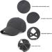 Koreshion Women's Criss Cross Ponytail Baseball Cap - Adjustable High Messy Bun Ponycap - Quick Drying Mesh Hat in Black - Buy Online on GoSupps.com