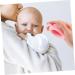Minkissy Baby Mucus Removal Tool | 2-Piece Sputum Extractor for Toddlers | Silicone Burping Helper & Digestion Aid - Cartoon Pink 8.4x7.7cm - Buy Online on GoSupps.com