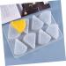 HOMSFOU 1pc Cheese Silicone Mold Cheese Silicone Baking Candy Silicone Molds for Candles Silicone Soap Ice Cream Mould Cheese Fondant Cheese Shape Baking White Silica Gel Mousse - Buy Online on GoSupps.com