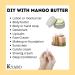 Kyabo 3Lbs Mango Butter - Premium Organic Unrefined Raw Virgin Cold Press Grade A - 100% Pure Non GMO Natural Moisturizer for Skin and Body Care - Perfect for DIY Body Butters, Soap Making, Lotions, and Creams - Buy Online on GoSupps.com
