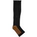 Shuimitao Compression Stockings - Open Tip Varicose Veins Support Nylon Zipper Knee-High Socks in Black & Tongue Sizes L/XL & XXL - Comfortable Elastic Wear for Enhanced Circulation - Buy Online on GoSupps.com