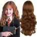 Charming Long Brown Curly Wavy Full Hair Wig for Women - 32inch Anime Cosplay Synthetic Wig for Halloween Costume Party - ColorfulPanda - Buy Online on GoSupps.com