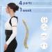 Upgraded Adjustable Back Brace Posture Corrector for Men & Women - Relieve Waist Back & Shoulder Pain Improve Posture (Size L - Buy Online on GoSupps.com