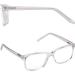 Vibz Blue Light Blocking Glasses for Men & Women - Non-Corrective Anti-Glare Clear Lens Stylish Crystal Frame - International Shipping Available - Buy Online on GoSupps.com