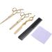 Thinning Haircut Scissors Set Stainless Steel Ergonomic Design Color Multi-Functional Set Suitable for Men and Women with Convenient Storage Bag for - Buy Online on GoSupps.com