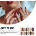 dijiusidy Nail Art Stickers Self-Adhesive Fingernail Decal with Strap Glue DIY Art Decor Full Cover Manicure Kits for Women Girls YMX206 - Buy Online on GoSupps.com