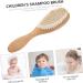 Hohopeti Scalp Massager Grooming Hairbrush - Natural Massaging Shower Comb for Hair Detangling and Head Massage - Buy Online on GoSupps.com