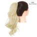 Buy 26 Blonde Pink Wavy Curly Hair Ponytail Extensions - Claw Clip Synthetic Afro Wig - International Shipping Available - Buy Online on GoSupps.com