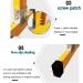 FURLOU Movable barricades Safe and Foldable barricades Fast Closing of Crowds in Any Area and Stable Work of Traffic Control Roadblock (Color : Yellow Size : 1.2x2.5m) 1.2x2.5m Yellow - Buy Online on GoSupps.com