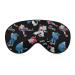 Ice Hockey Players Sleep Mask Eye Cover for Sleeping Blindfold with Adjustable Strap Blocks Light Night Travel Nap for Men Women