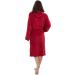 Buy Lumaland Hooded Bathrobe for Women & Men | Extra Soft Microfiber Coral Fleece | Quick Dry Suction-Strong | Perfect for Cuddling - Red - Buy Online on GoSupps.com
