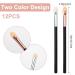 Sibba 12 Pcs Makeup Brushes Set - Double Sided Sponge Eye Applicators & Reusable Tools for Makeup Lovers | Perfect for Lip & Eye Shadow - Buy Online on GoSupps.com