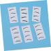 Beavorty 4 Sets stencil eyebrow shape eyebrow card eyebrow stencil sticker plastic sleeve cosmetic - Buy Online on GoSupps.com